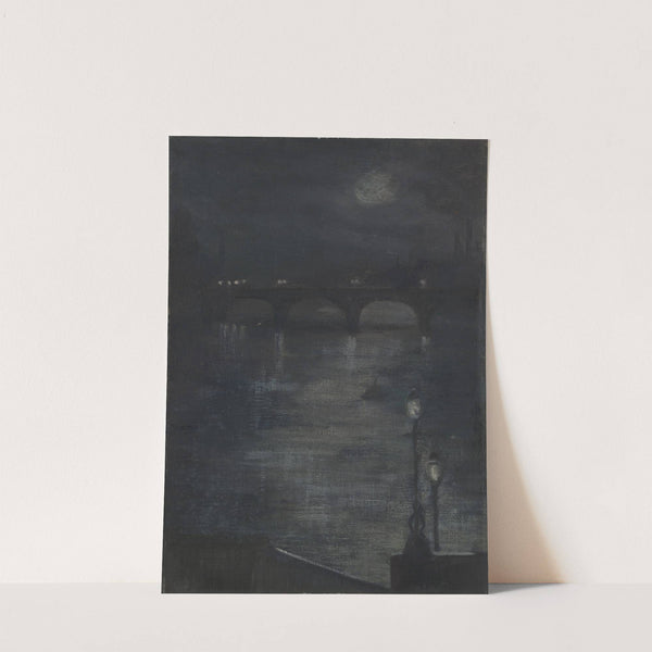 Moonlight on the Thames, London by Katherine Sophie Dreier
