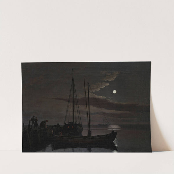 Moonlight Picture (1821) by Christoffer Wilhelm Eckersberg