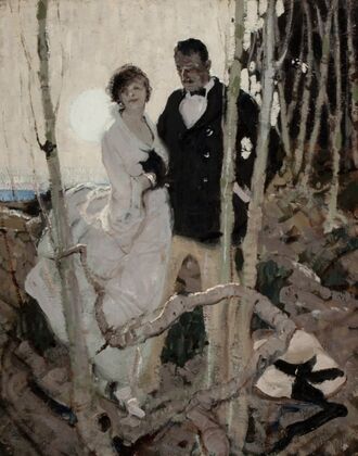 Moonlit Couple