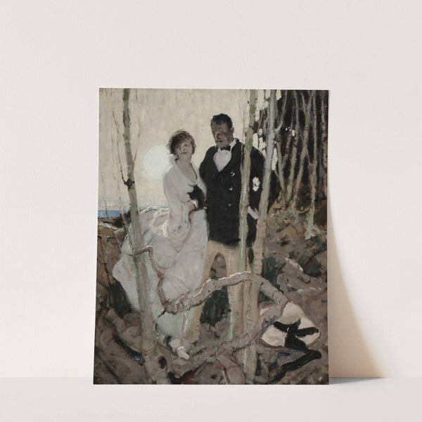 Moonlit Couple (circa 1920) by Dean Cornwell