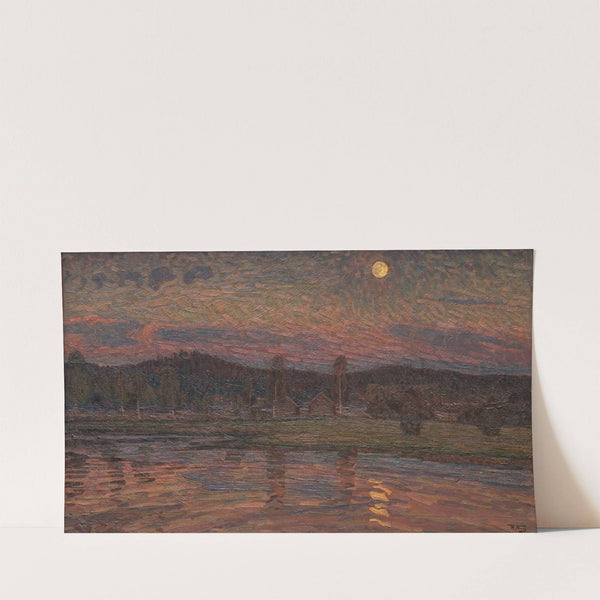 Moonlit Landscape (1901) by Herman Norrman