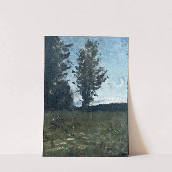 Moonlit Landscape by Richard Bergh