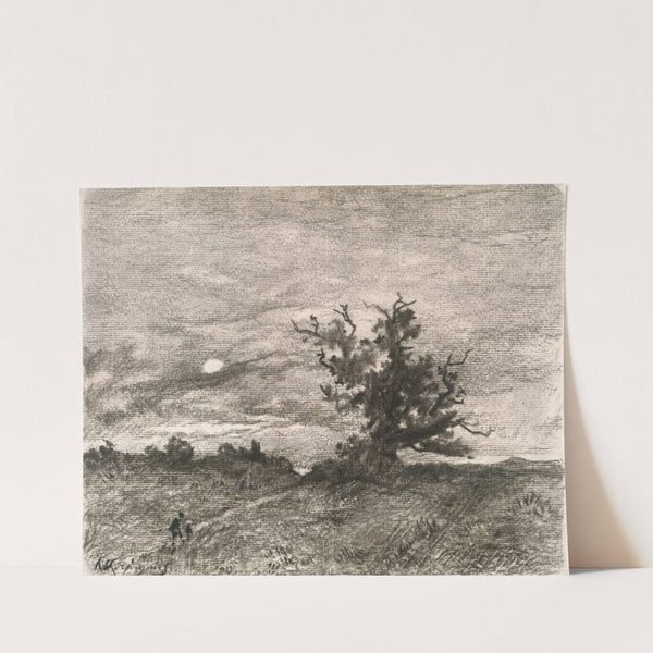 Moonlit Landscape (1900–1910) by Henri-Joseph Harpignies