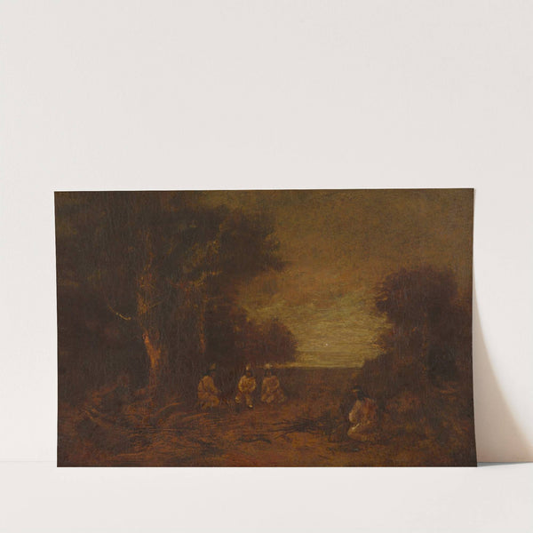 Moonlit Landscape with Indians by Ralph Albert Blakelock