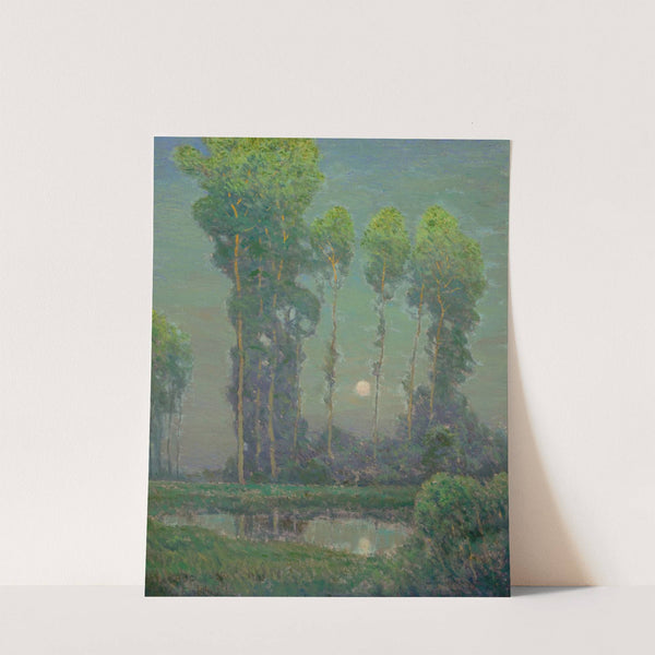 Moonrise Montigny by Charles Warren Eaton