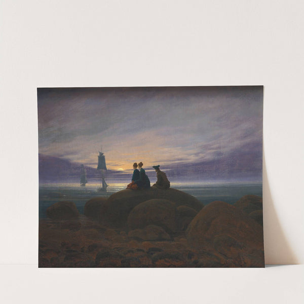 Moonrise over the Sea (1822) by Caspar David Friedrich