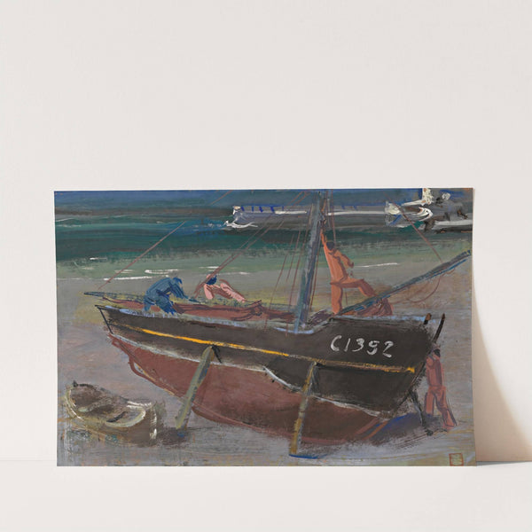 Moored Boat by Alexandre Jacovleff