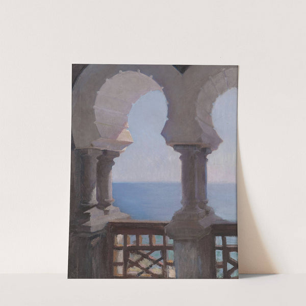 Moorish porch of the Bakhchi-Dere villa in Yalta. From the journey to Crimea by Jan Ciągliński