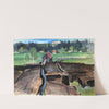 Moorlandschaft bei Elbach am Schliersee by Otto Geigenberger
