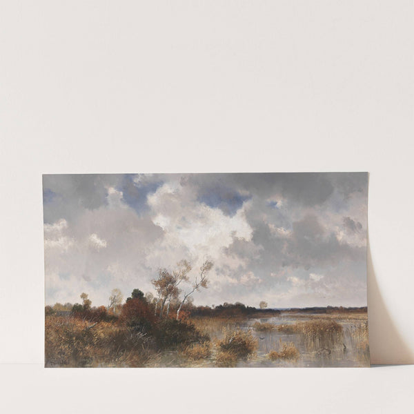 Mooslandschaft im Herbst (1900) by Josef Wenglein