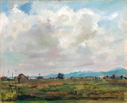 Moosstimmung am Chiemsee (bei Übersee) (1915)