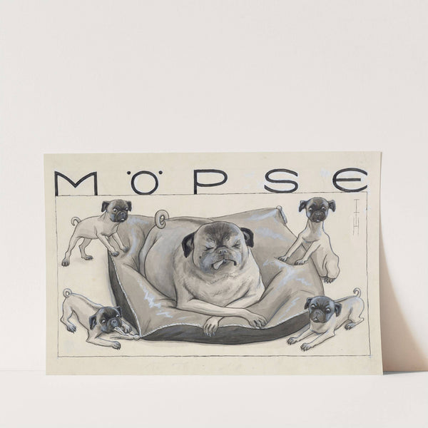 Möpse by Thomas Theodor Heine