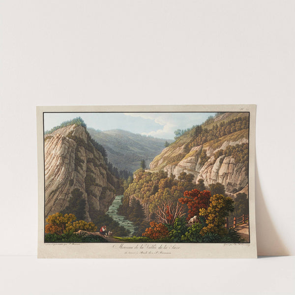 Morceau de la Vallée de la Suze by Peter Birmann