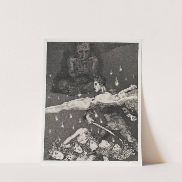Mord (Zelt, Opus XIV, 2. Teil, Nr. 39) (1915) by Max Klinger