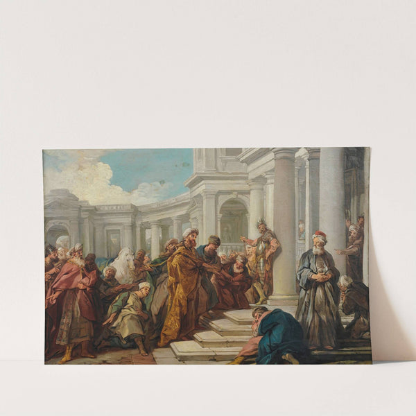 Mordecai’s disdain by Jean-François de Troy