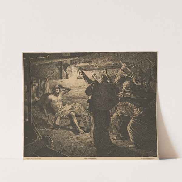 Mordet i Finderup Kirkelade (The murder in the barn of Finderup Church) by Louis Moe