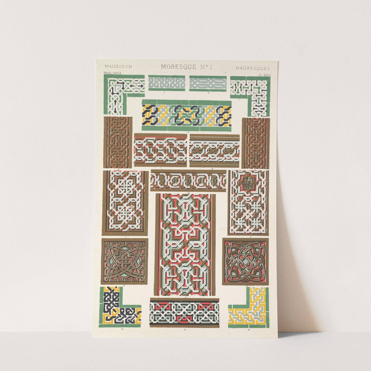 Moresque No.1 (1856) by Owen Jones