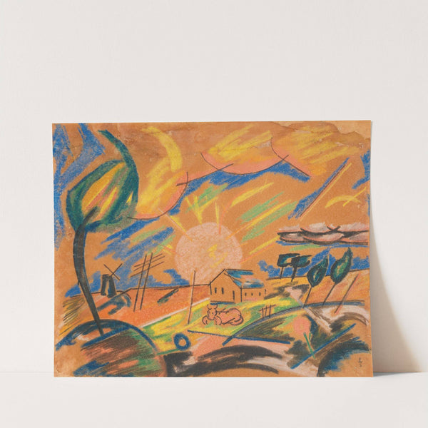 Morgen auf dem Lande by Franz Wilhelm Seiwert