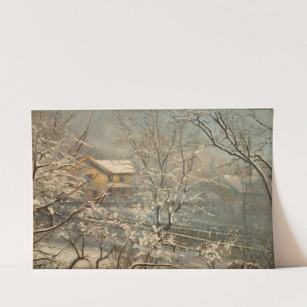 Morgenstemning ved Majorstuveien 8 by Amaldus Nielsen