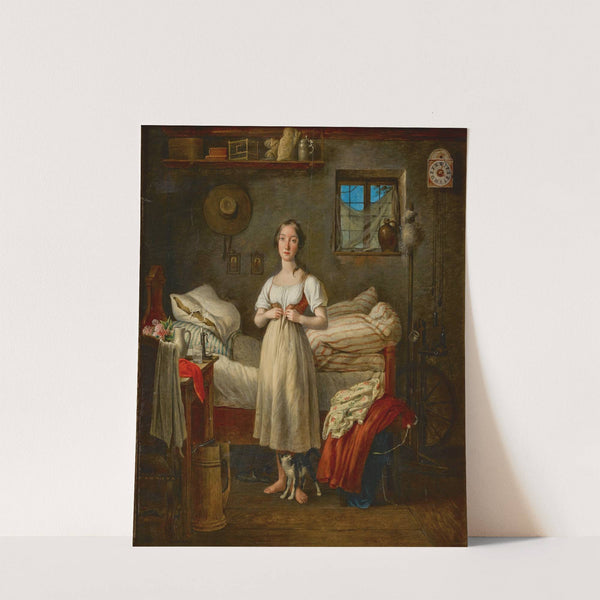 Morgentoilette eines Mädchens (1836) by Michael Neder