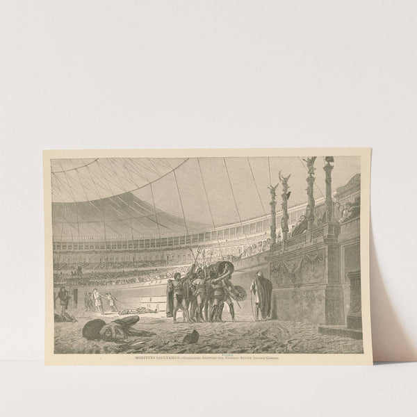 Morituri salutamus–Gladiators saluting the emperor before joining combat (1859-1899) by Jean-Léon Gérôme