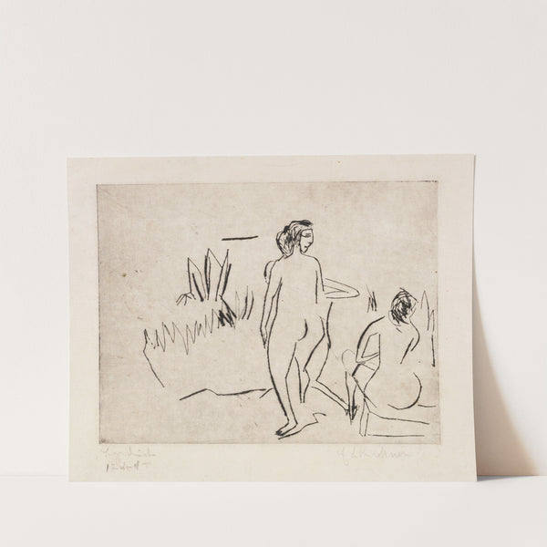 Moritzburger Badende am Schilf (1910) by Ernst Ludwig Kirchner