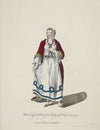 Morning habit of a lady of Venice in 1750. Dame de Venise en deshabillé. (1757-1772)