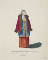 Morning habit of a Russian lady in 1764. Femme Russe. (1757-1772)