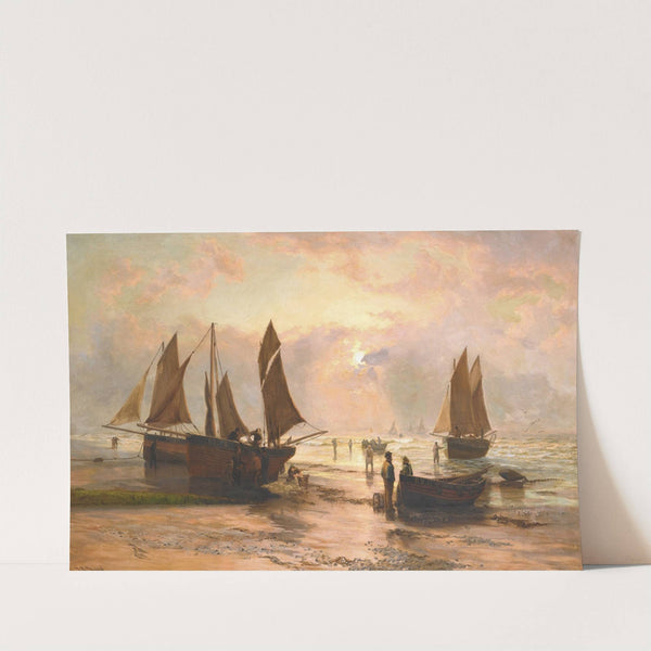 'morning' Hastings Beach by Thomas Rose Miles