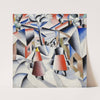 Morning in the Village after Snowstorm by Kazimir Malevich