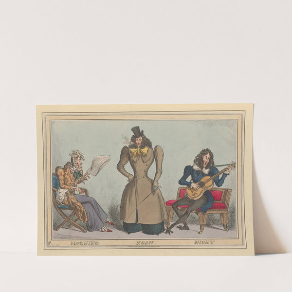 Morning, Noon, Night (1827-1829) by William Heath