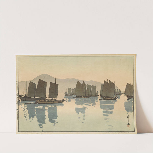 Morning of Abuto from Inland Sea, Second Series (1930) by Yoshida Hiroshi