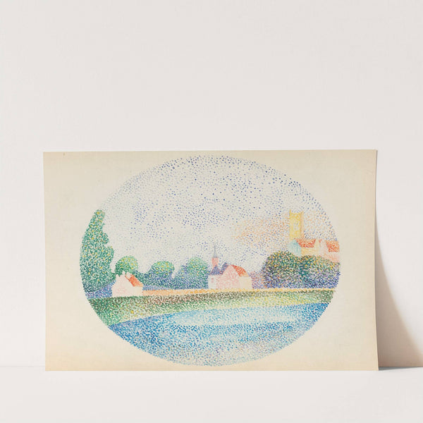 Morning on the Marne at Meaux by Albert Dubois-Pillet