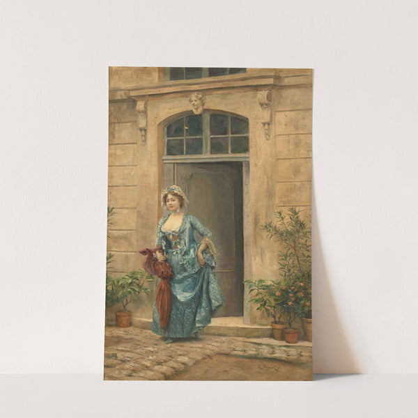 Morning promenade by Julius Leblanc Stewart