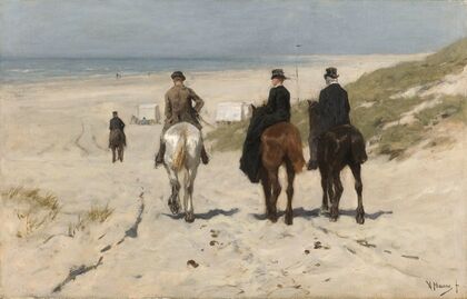 Morning Ride along the Beach (1876)