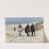 Morning Ride along the Beach (1876) by Anton Mauve