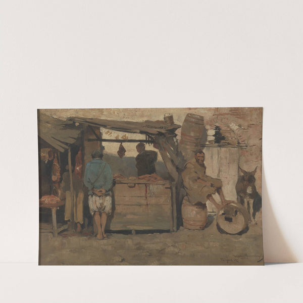 Moroccan Butcher by Theo van Rysselberghe