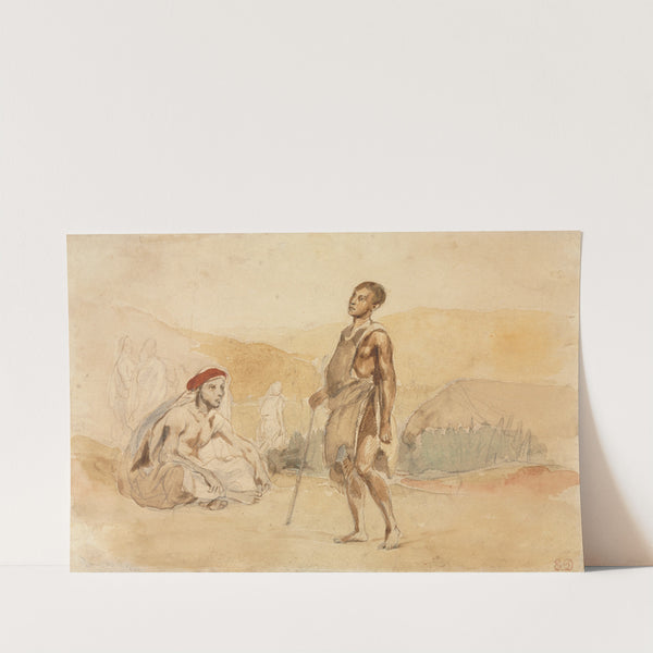Moroccans in the Countryside (1832) by Eugène Delacroix