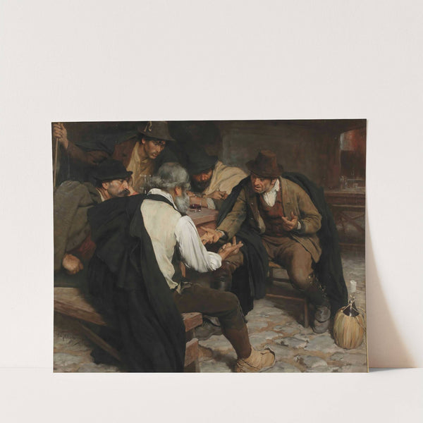 Morra players by Pieter Josselin de Jong