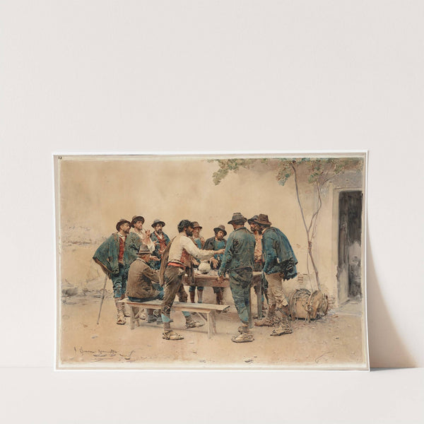 Morraspieler by Gustavo Simoni