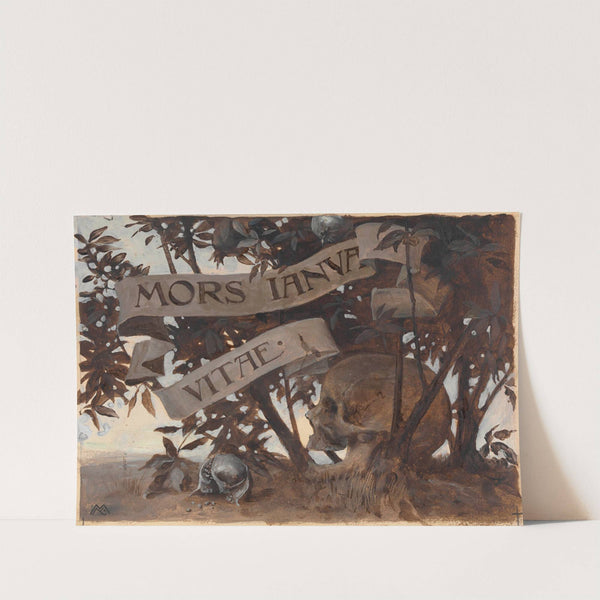 Mors Janua Vitae (Death is the gate to life) by Koloman Moser