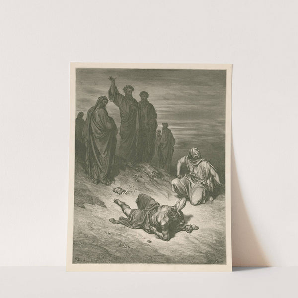 Mort d’Ananie (1866) by Gustave Doré