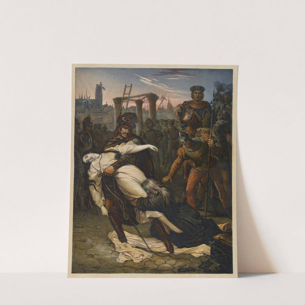 Mort de la Esmeralda (1834) by Nicolas Eustache Maurin