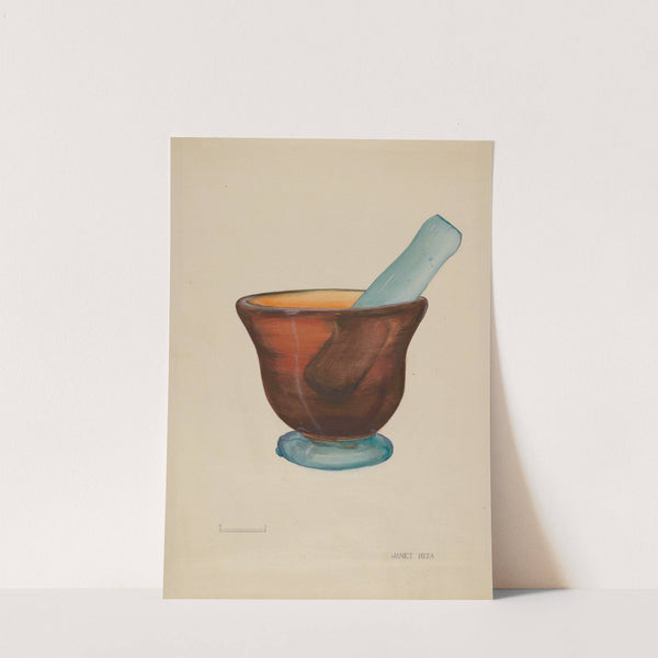 Mortar and Pestle by Janet Riza