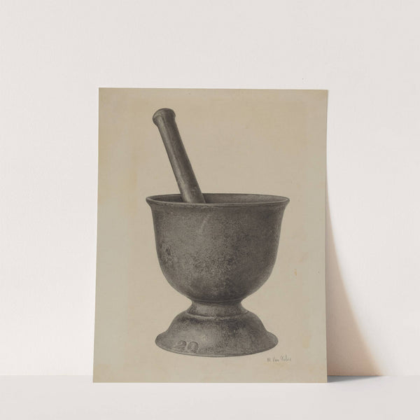 Mortar and Pestle by Maurice Van Felix
