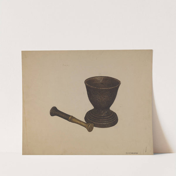 Mortar and Pestle by Paul Poffinbarger