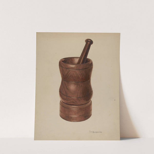 Mortar and Pestle by Carl Buergerniss
