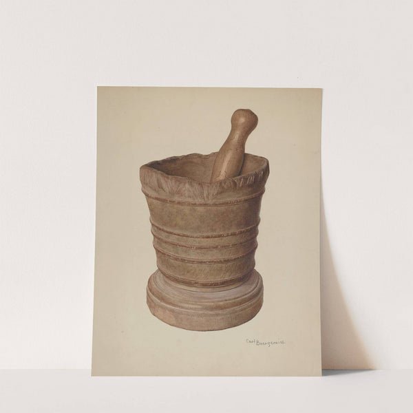 Mortar and Pestle by Carl Buergerniss