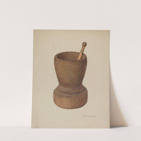 Mortar and Pestle by Carl Buergerniss