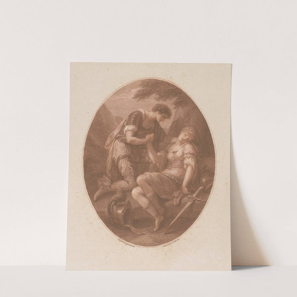 Morte de Clorinda (1785) by Angelica Kauffmann